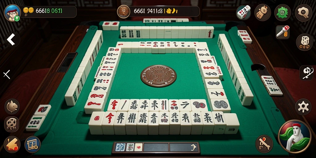 Tampilan gameplay Mahjong yang menarik di 666I.