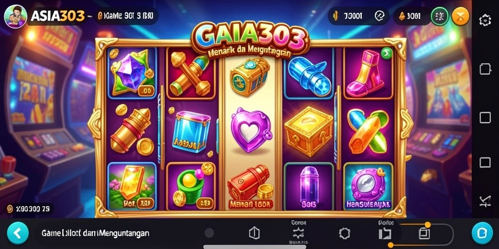 Screenshot gameplay ASIA303 menunjukkan keseruan bermain Slot.