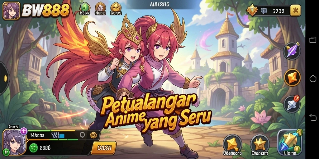 Screenshot utama BW888 menampilkan gameplay seru dan karakter yang mengesankan.