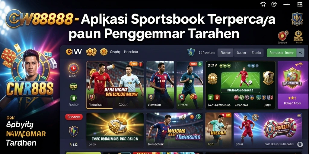 Tampilan menarik dari gameplay Sportsbook di CW8888.