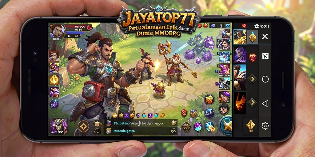 Screenshot JAYATOP77 menampilkan aksi seru dalam pertempuran MMORPG.