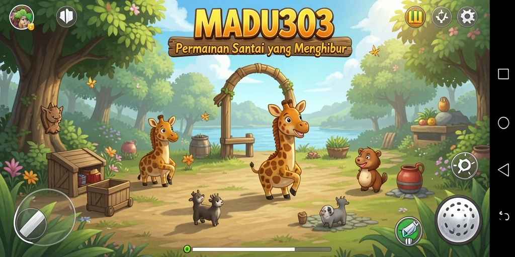 Tampilan gameplay <strong>MADU303</strong> yang menarik dan menyenangkan.