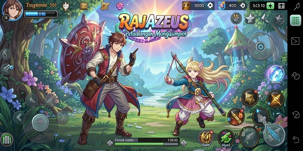 Gameplay seru dan karakter Anime yang menawan.